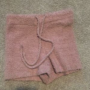 Chenille PJ shorts excellent condition. Rose colored